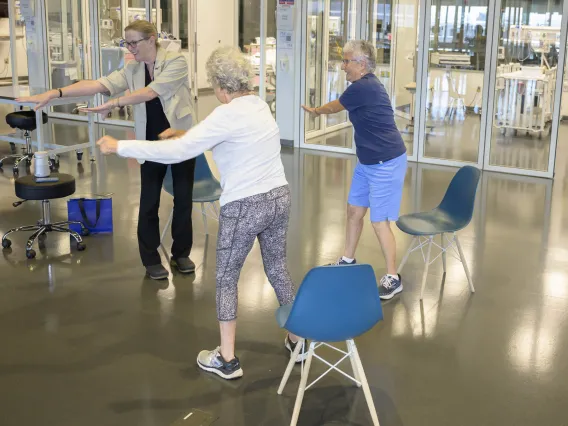 Christine Childers draws from her past as a dance teacher in her research as she helps shape the future of physical therapy for an aging population.