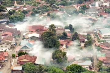 Mosquito fogging is one of the few defenses against diseases caused by flaviviruses in many parts of the world including Malaysia, which saw an outbreak of dengue this year.